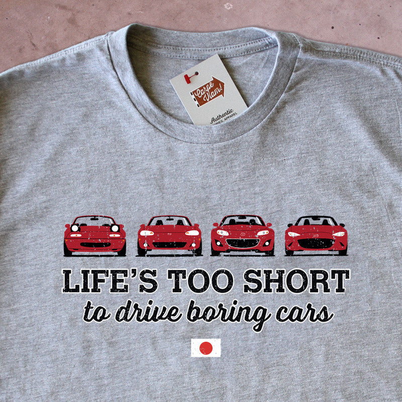 Life's Too Short to Drive Boring Cars – Ferrari T-shirt– CarpeViam